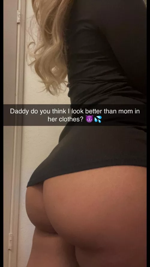  (18f) Next time she wears this, the only thing you’ll be thinking about is my teenage body 