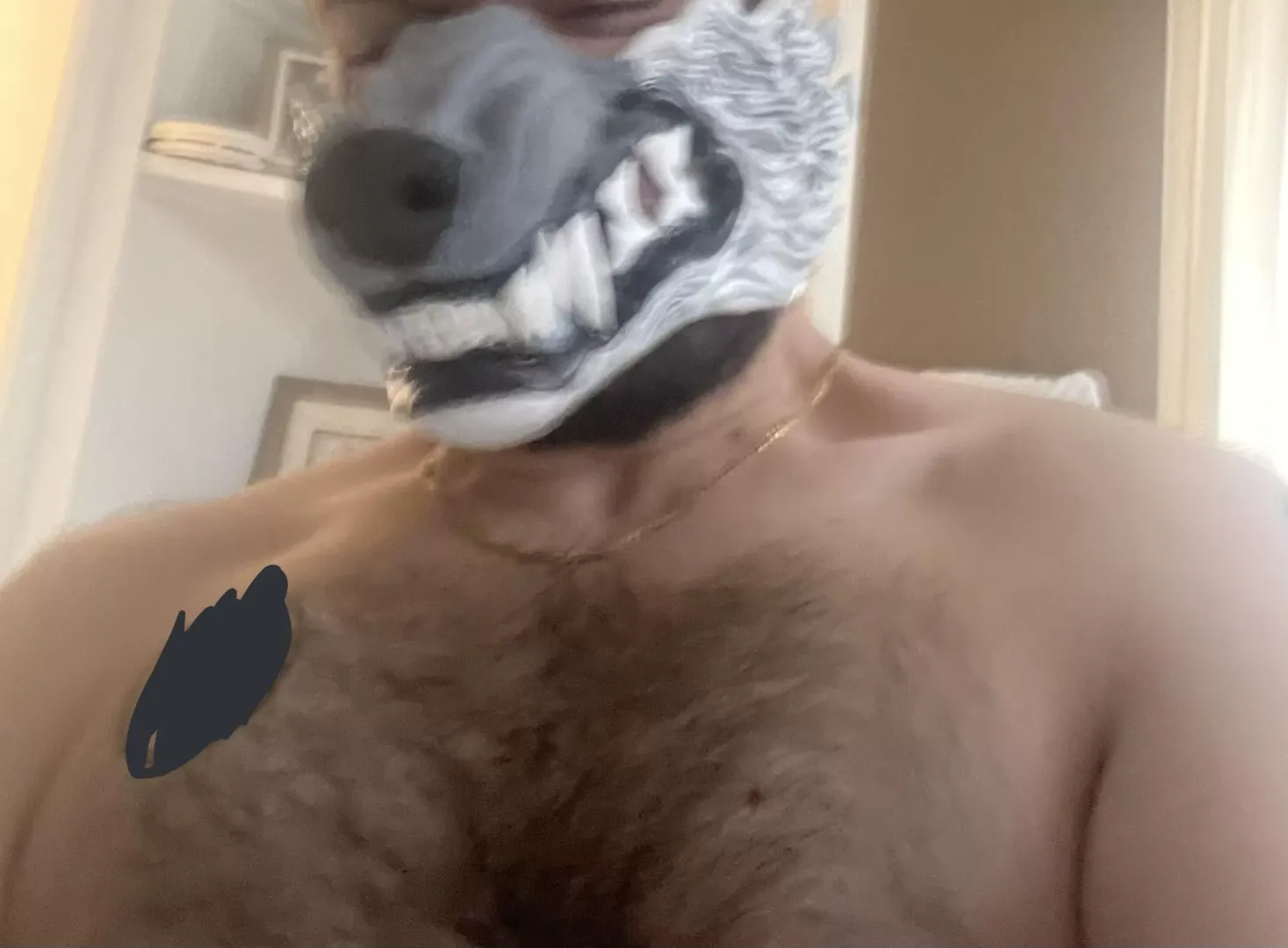 (20) Halloween costume for some love, thought I’d show off my new mask 🐺