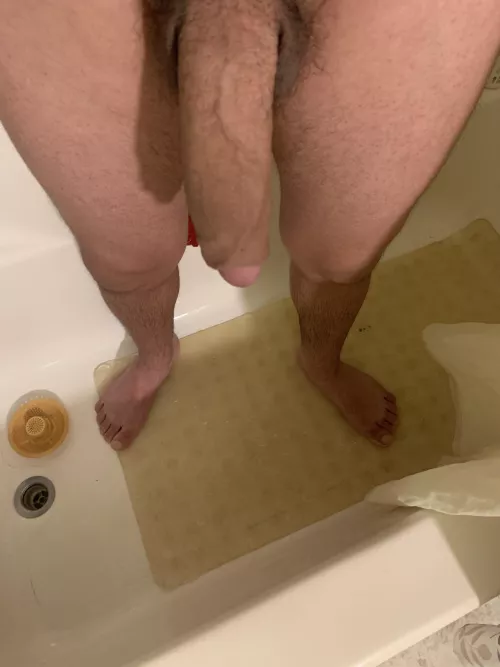 [20] my semi hanging in the shower