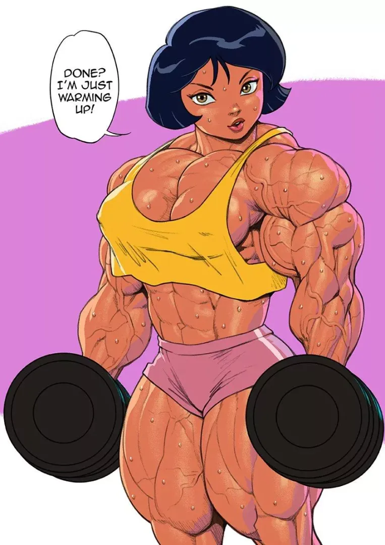 200 more reps to go! (@pokkuti) [Totally Spies]