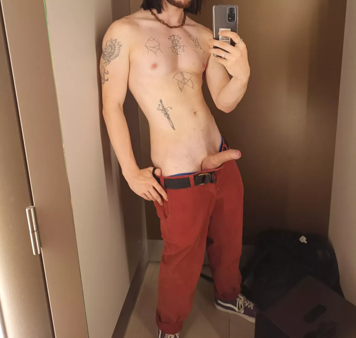 (22) got too horny in a dressing room