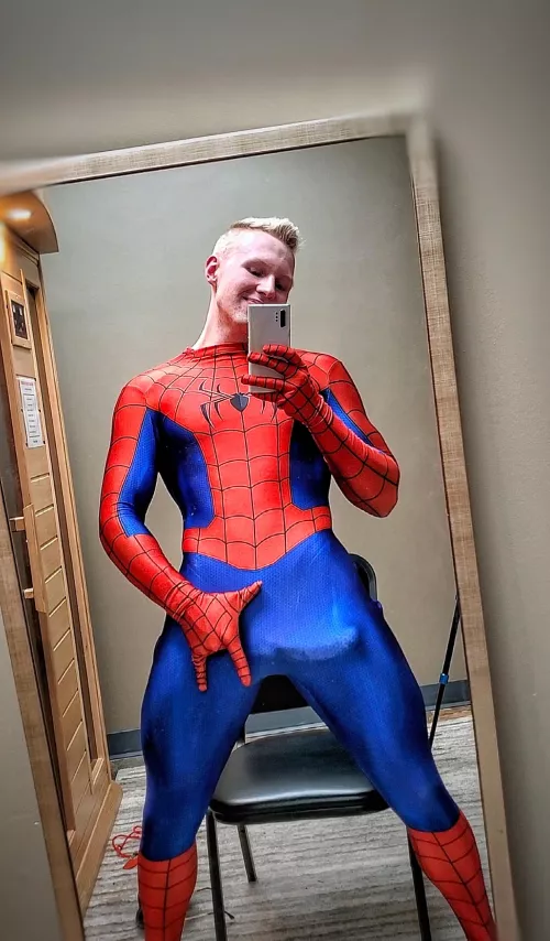 22, Wanna see spiderman shoot his web?