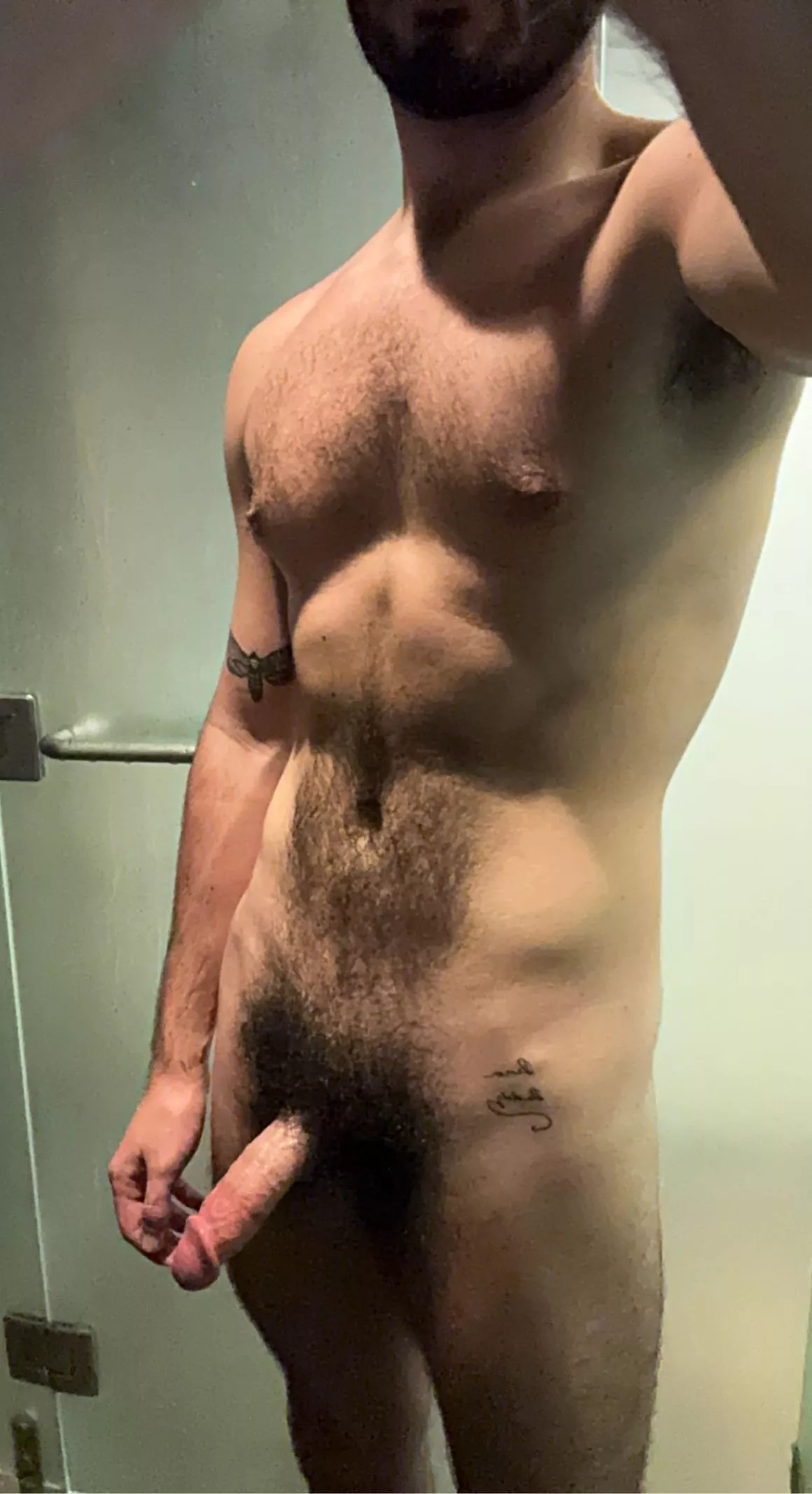 (22) washing my pubes in the gym shower, want to help?