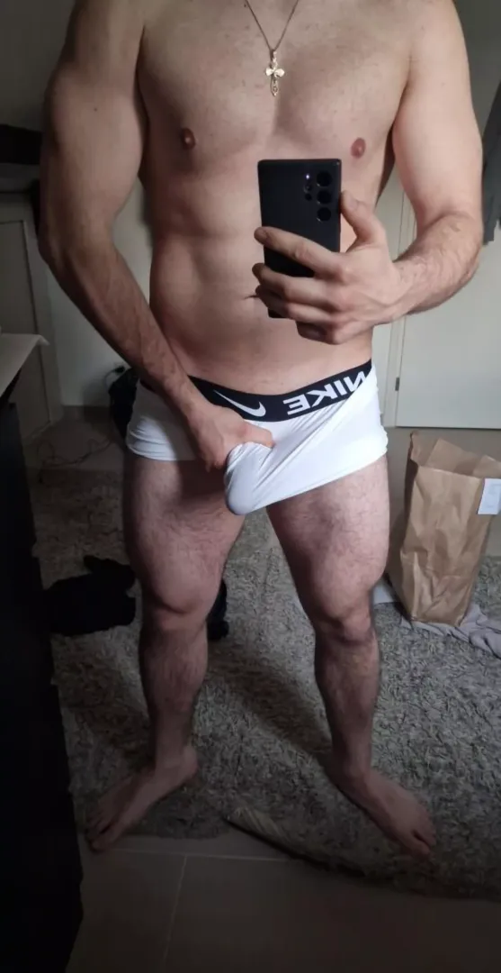 23 year old fit alpha student into underwear @ursabihmad