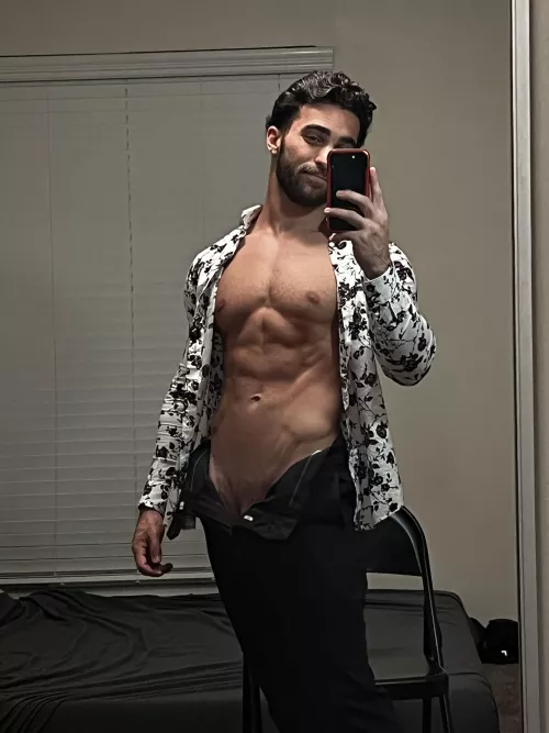 (24) Suit may look good, but I promise it’s better underneath 😈