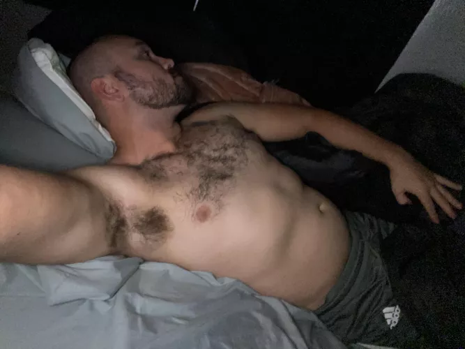 29. Hairy pits to go with a hairy chest. 