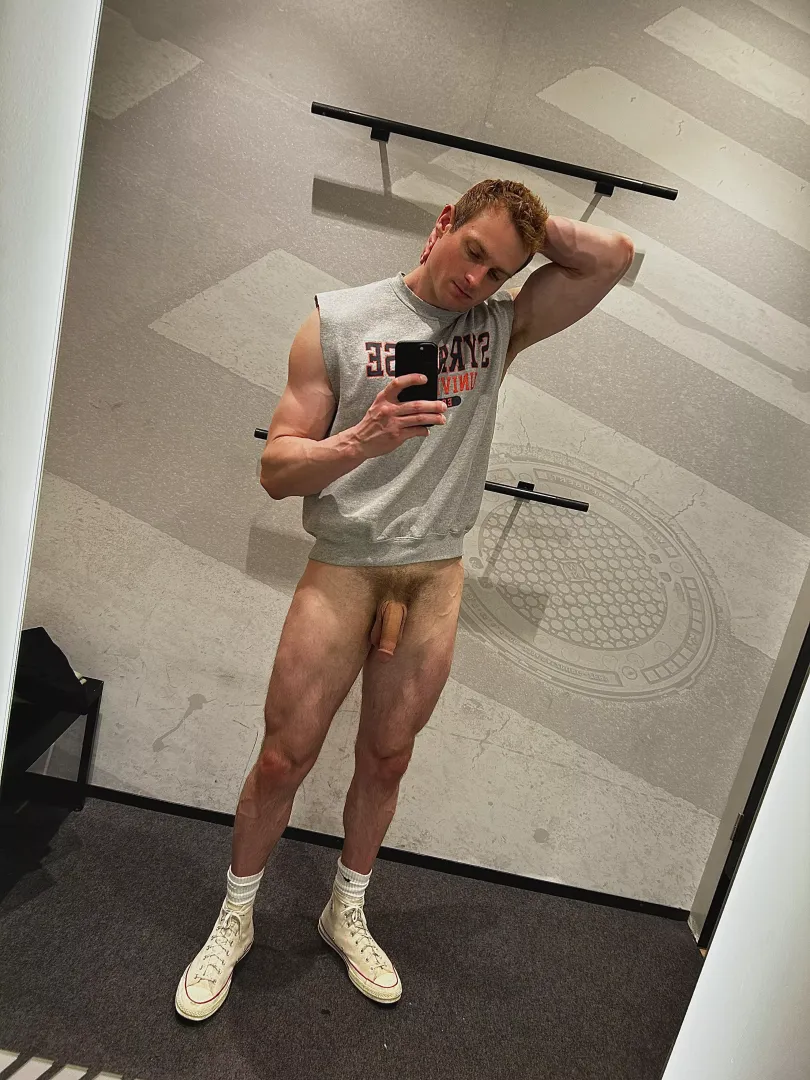 (29) just hanging out in the changing room