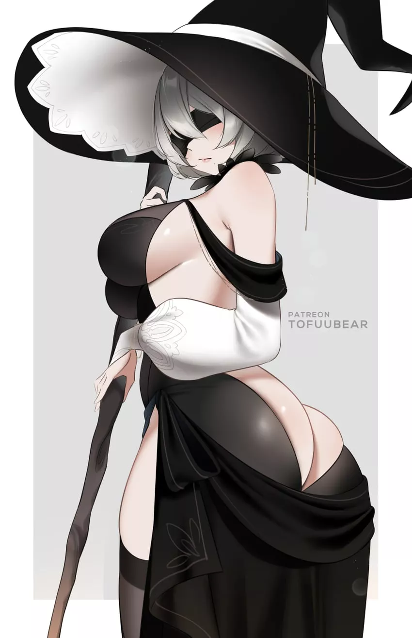 2B bewitching with her booty (tofuubear)