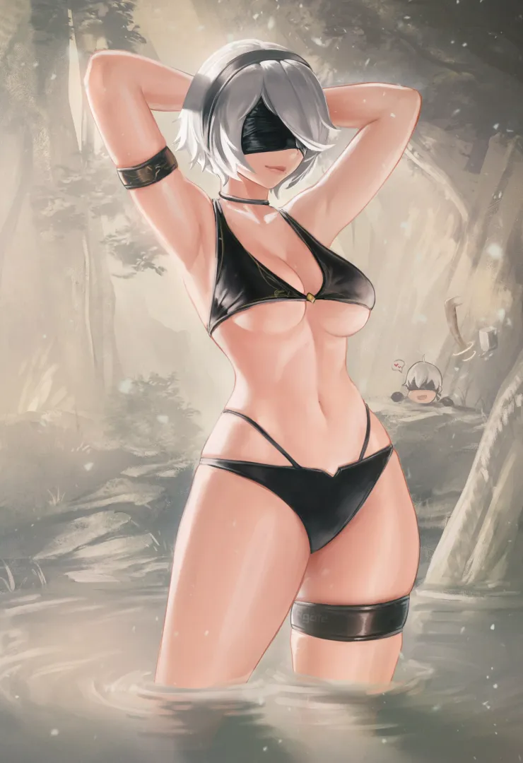 2b in the wild [Nier: Automata]