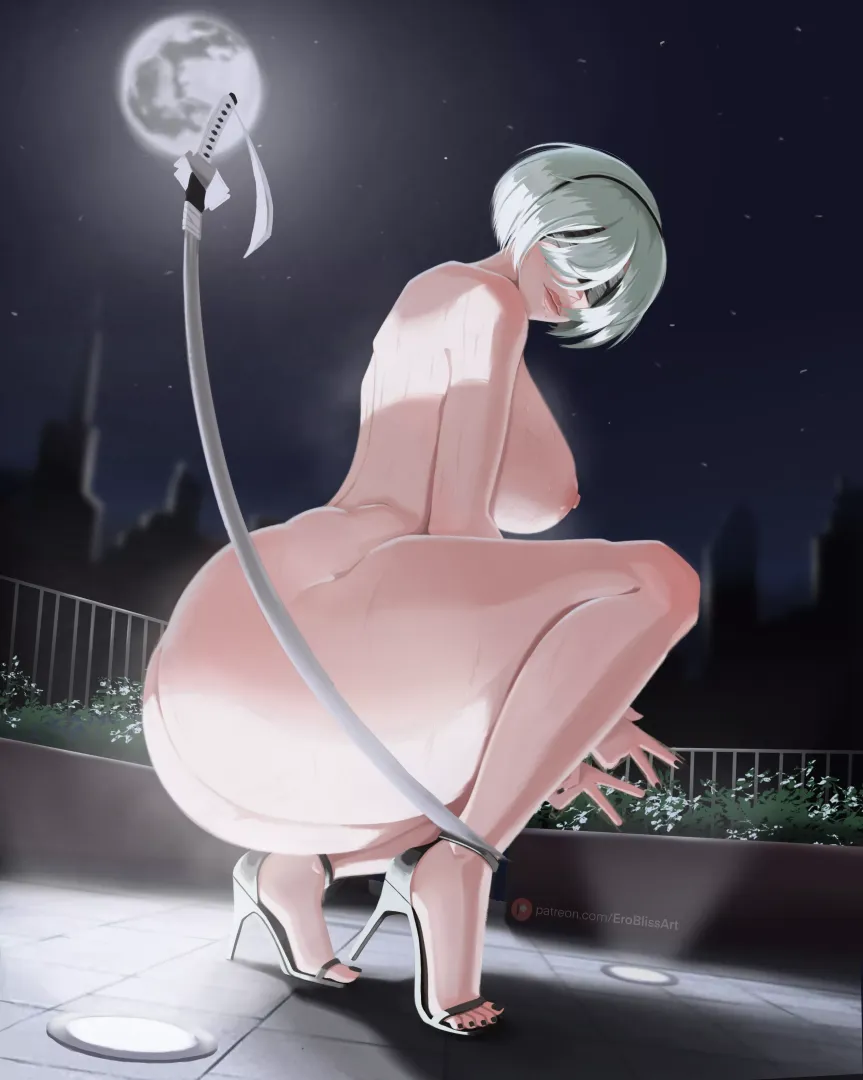 2Booty Mooning [Nier:Automata] (EroBlissArt)
