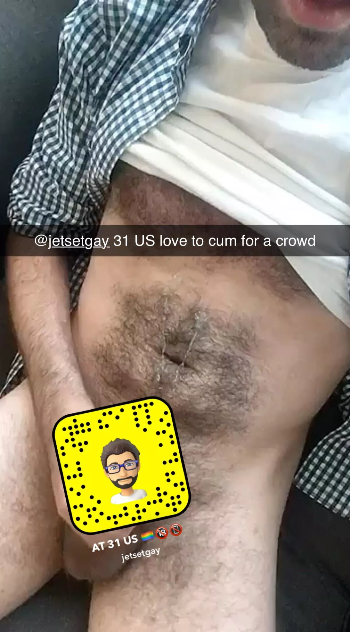 31 US hairy guy who just likes showing off. Post cum vids at least once a day when I can. Send asl to view story. Sc: jetsetgay