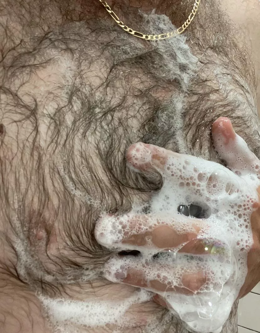[32] soaped up