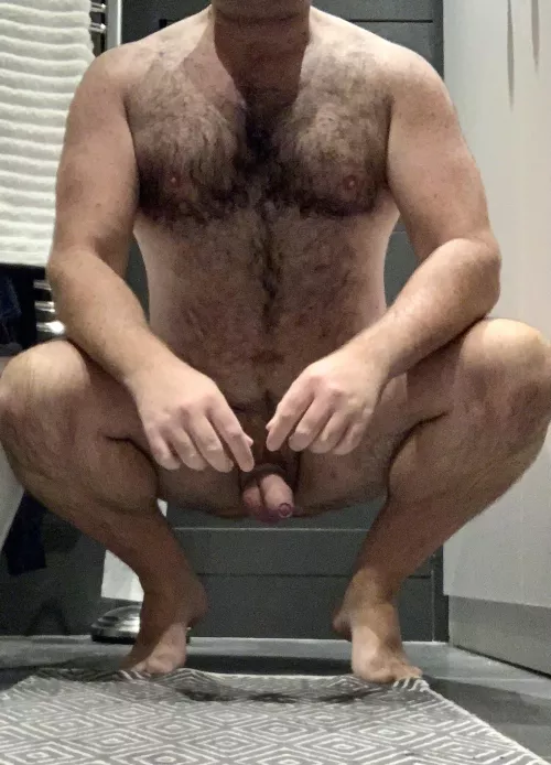 [32] some stretching before a shower