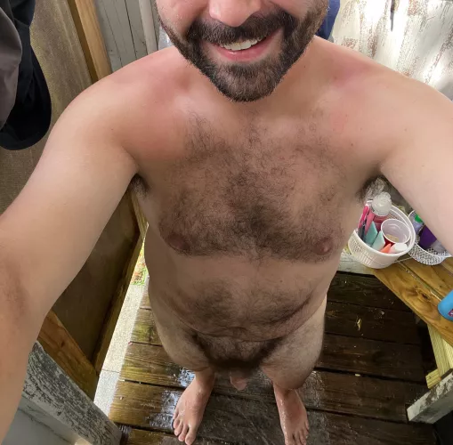 33 nothing like an outdoor shower