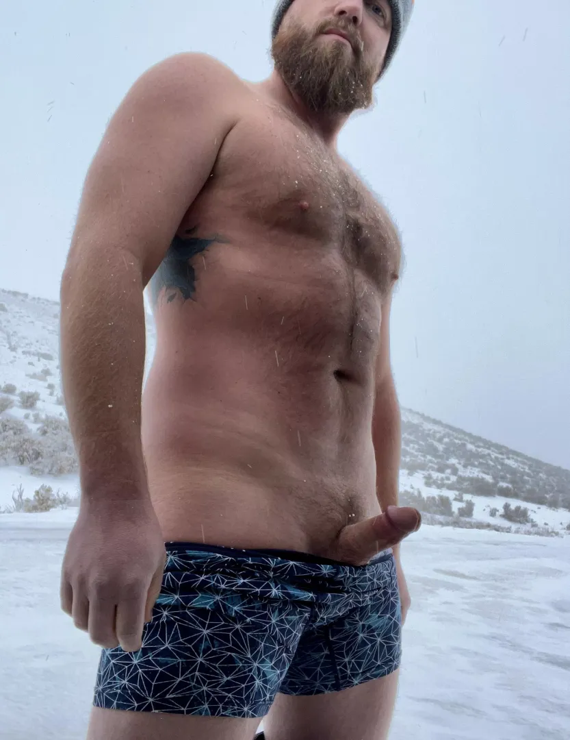 (34) Freezin’ my nips off out here