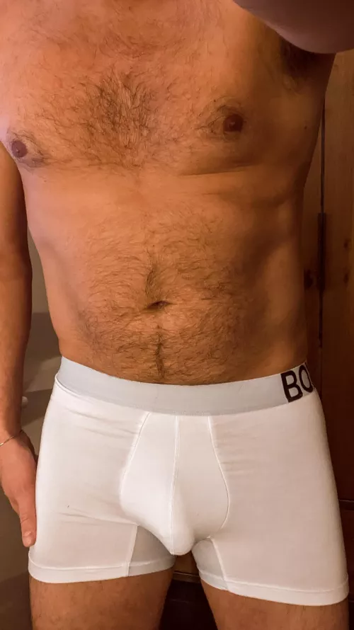 [38] Can't beat fresh white boxers. agree?
