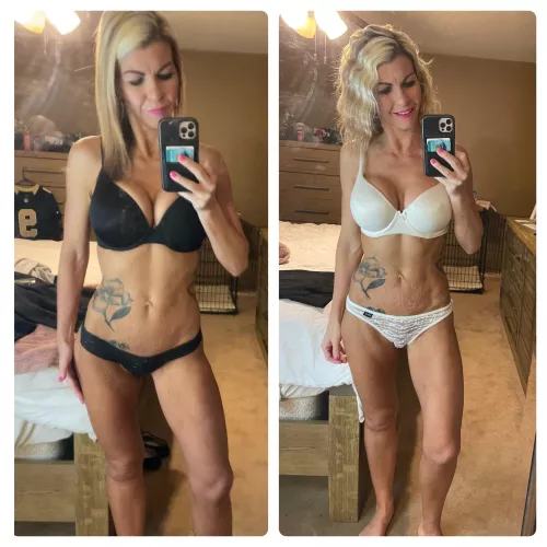 39F, which one you choosing for bed? Black, White, or Nothing.