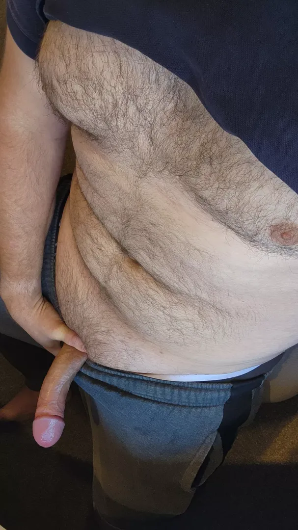 (40) cum help Daddy work?