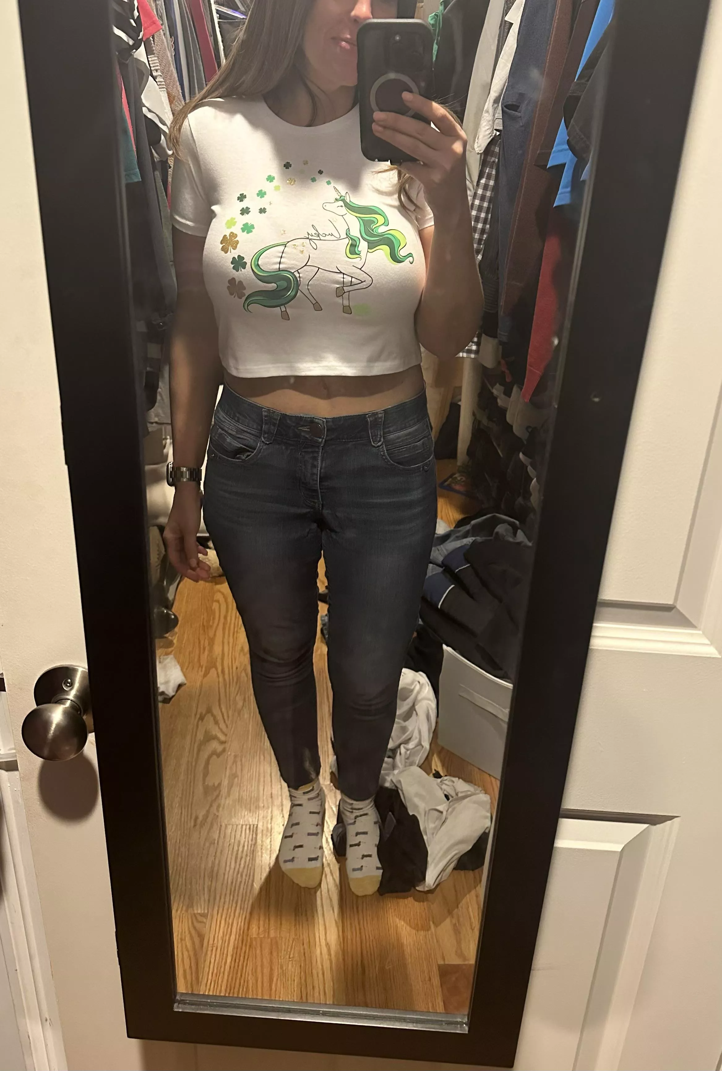 41 yr old milf dressing down for casual Friday