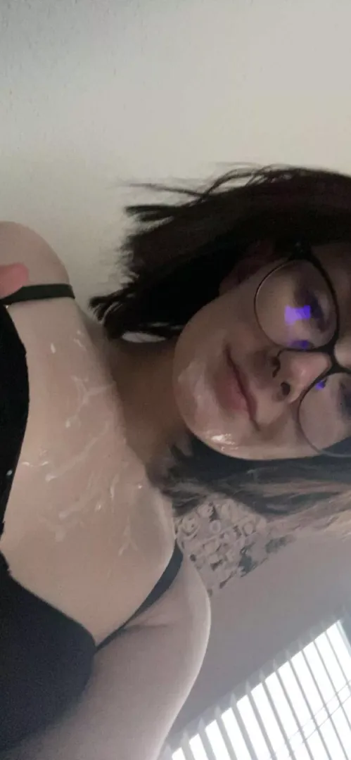 4’11 cum covered goths
