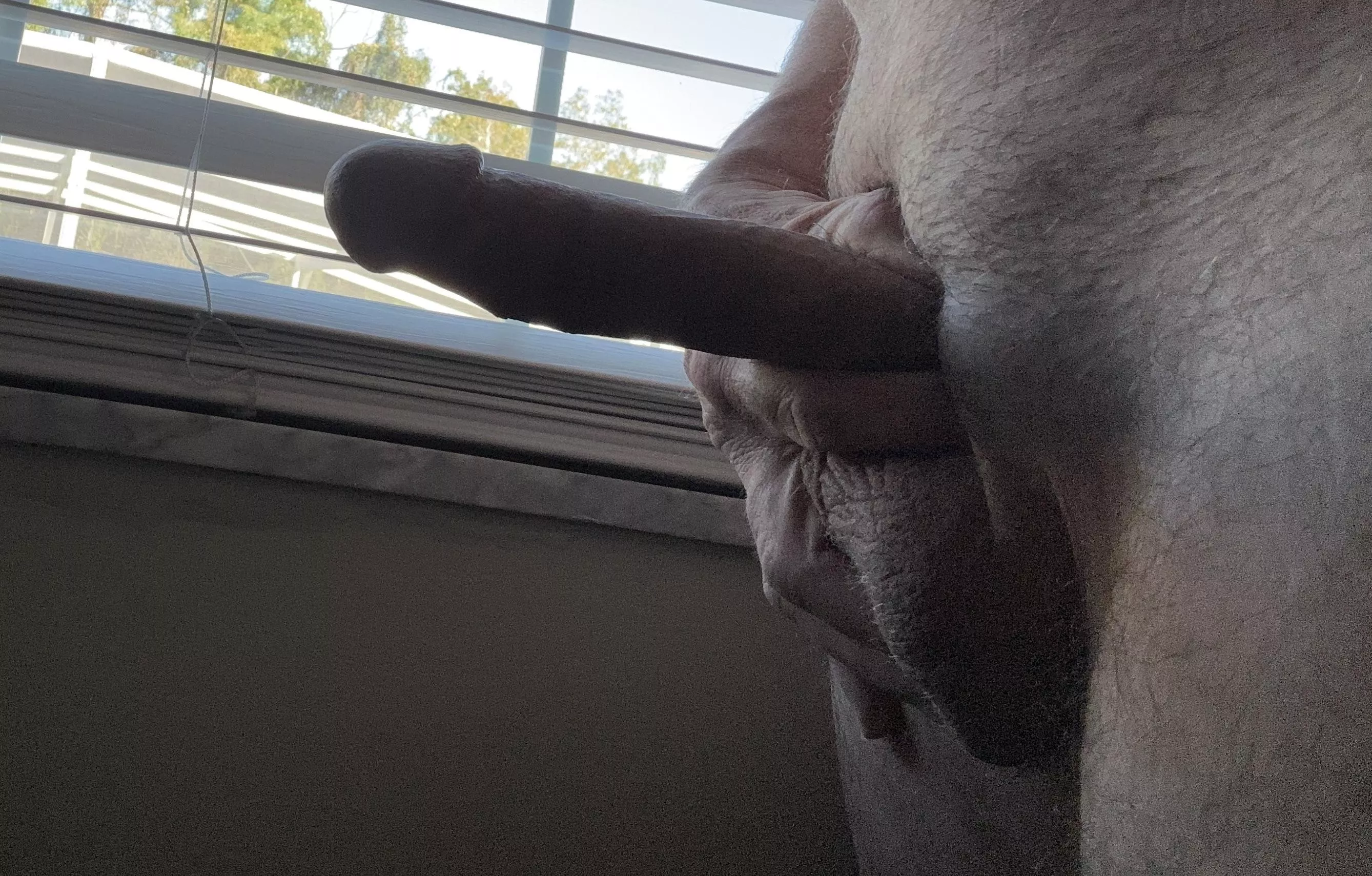[44] giving the neighbors a peep show before I go to the gym.