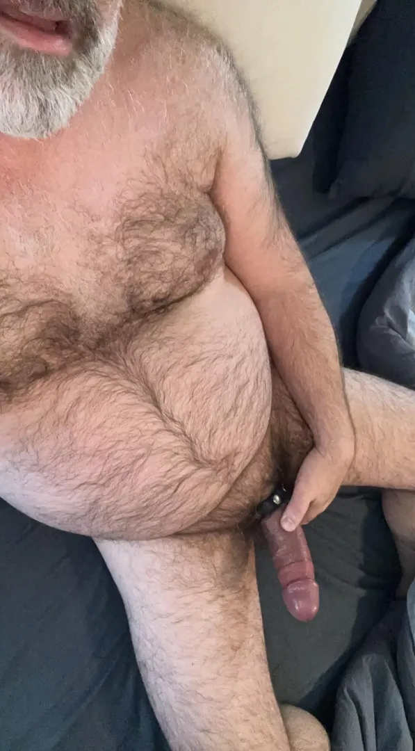 (47) stoner bear bottom craving cock and cum. Need more loads in my holes.
