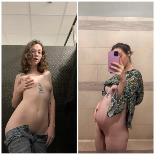 5 months after accepting my seed 😈 (and the before😘)