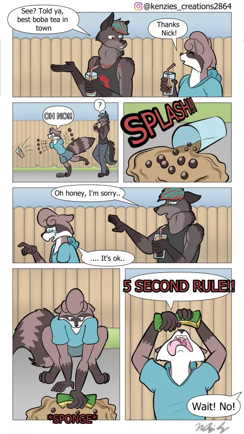 5 Second rule ! Art by me