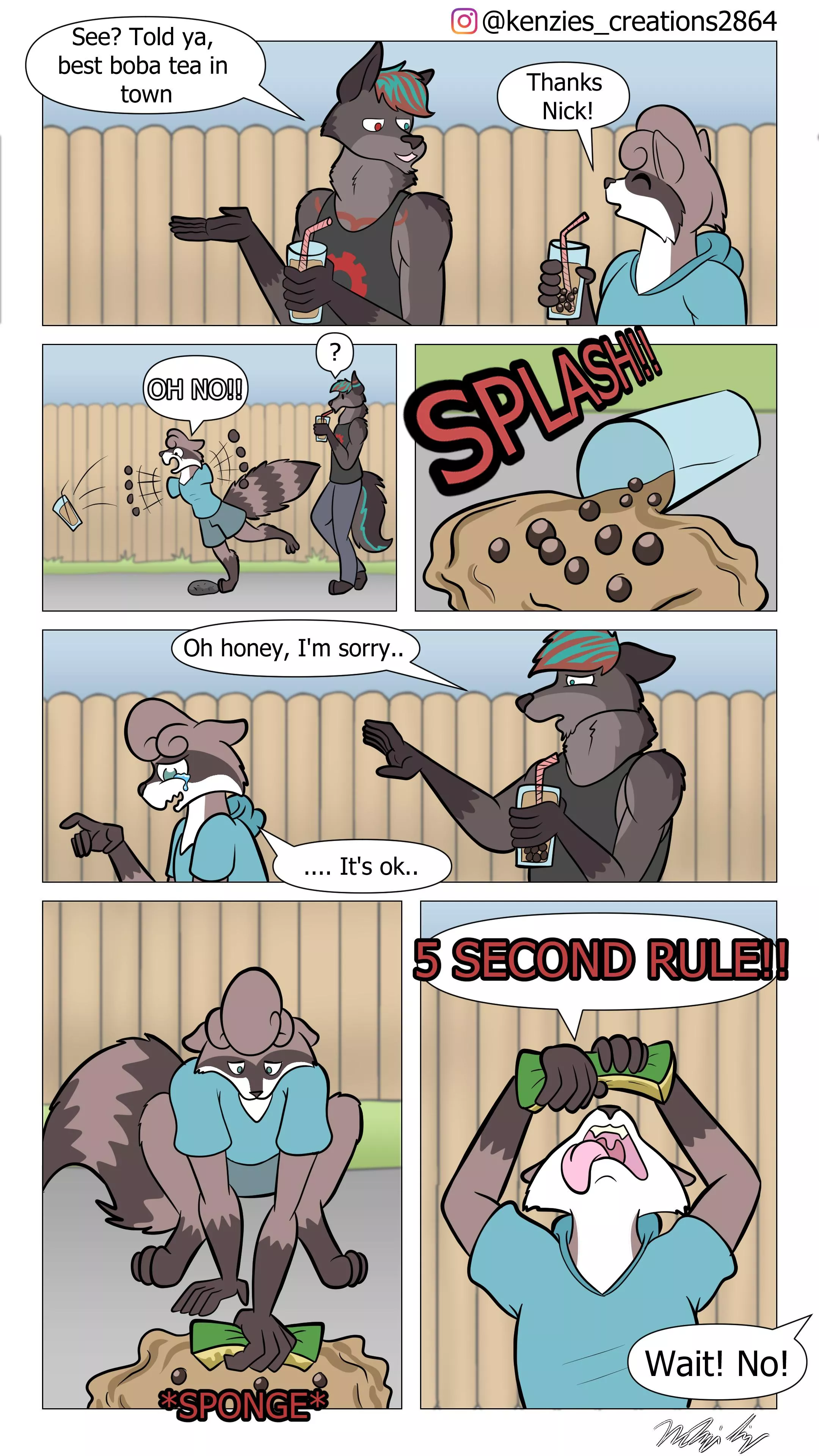 5 Second rule ! Art by me