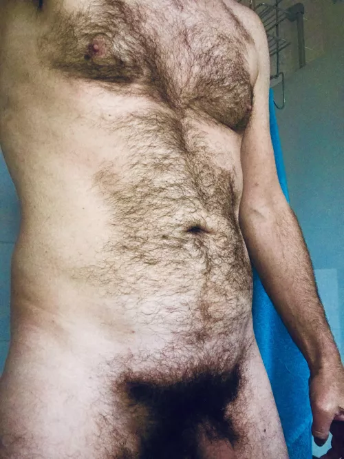 (50) Need your hands massaging my furry chest.
