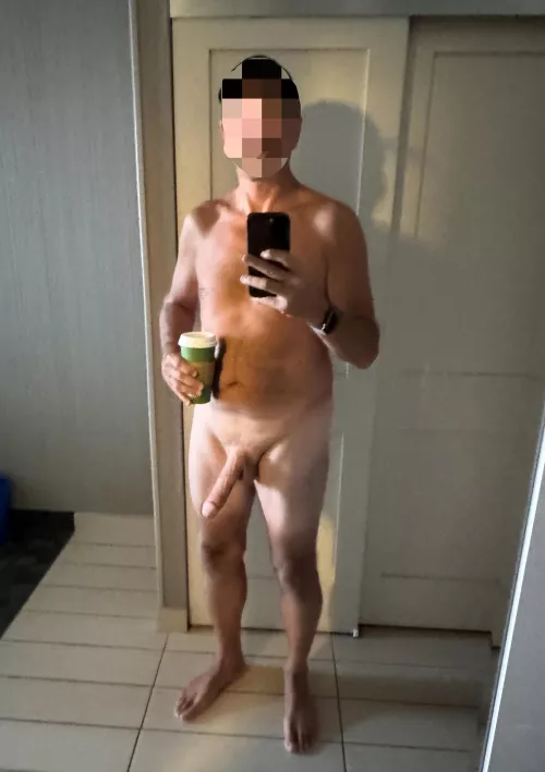 (53) Mornings are best enjoyed naked and having coffee