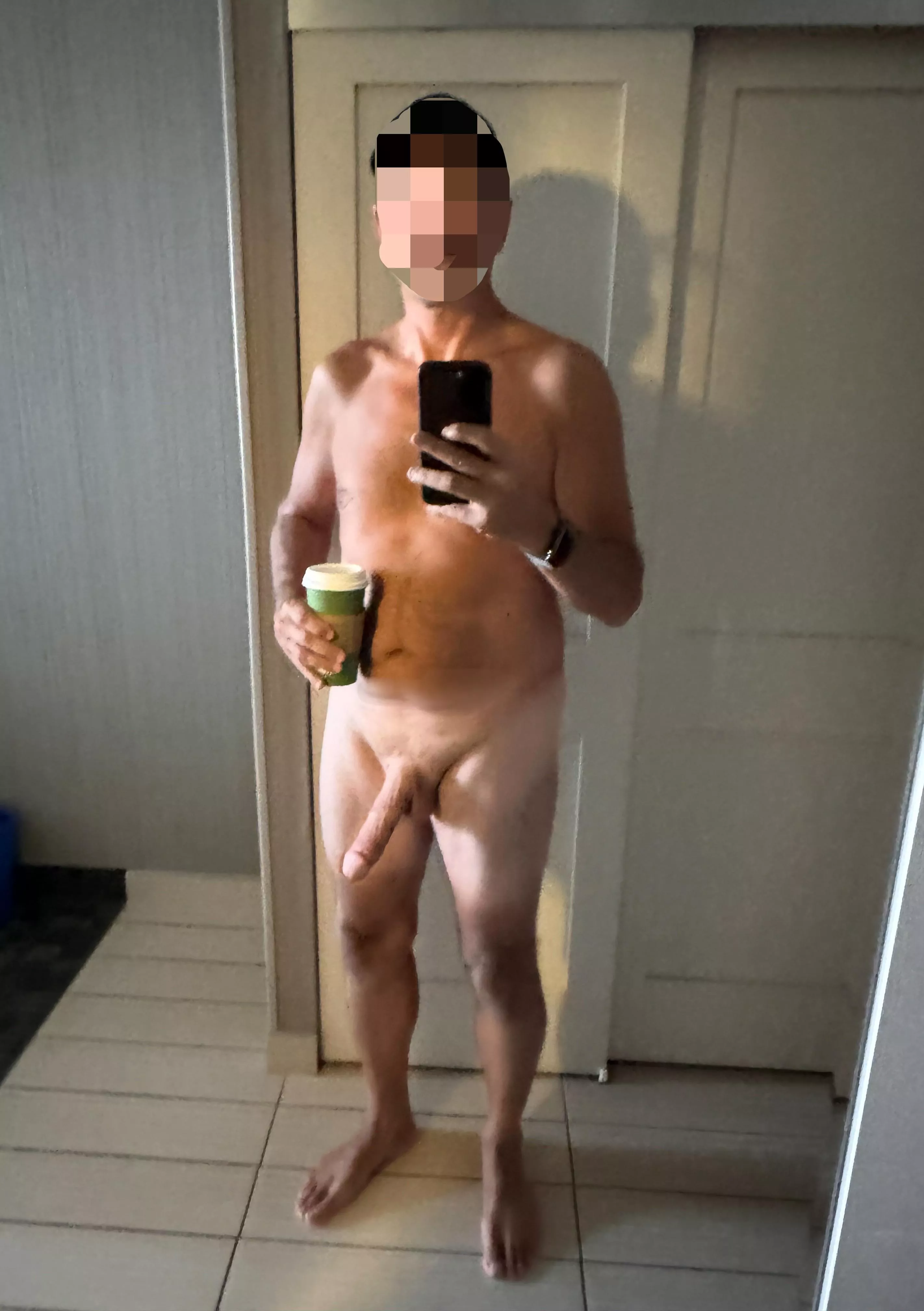 (53) Mornings are best enjoyed naked and having coffee
