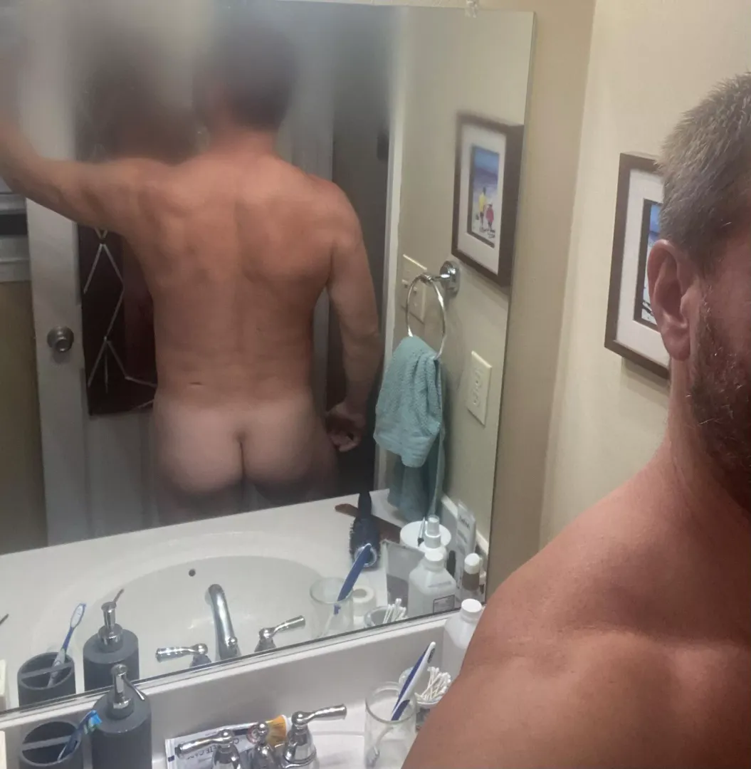 (53), steamy shower this morning