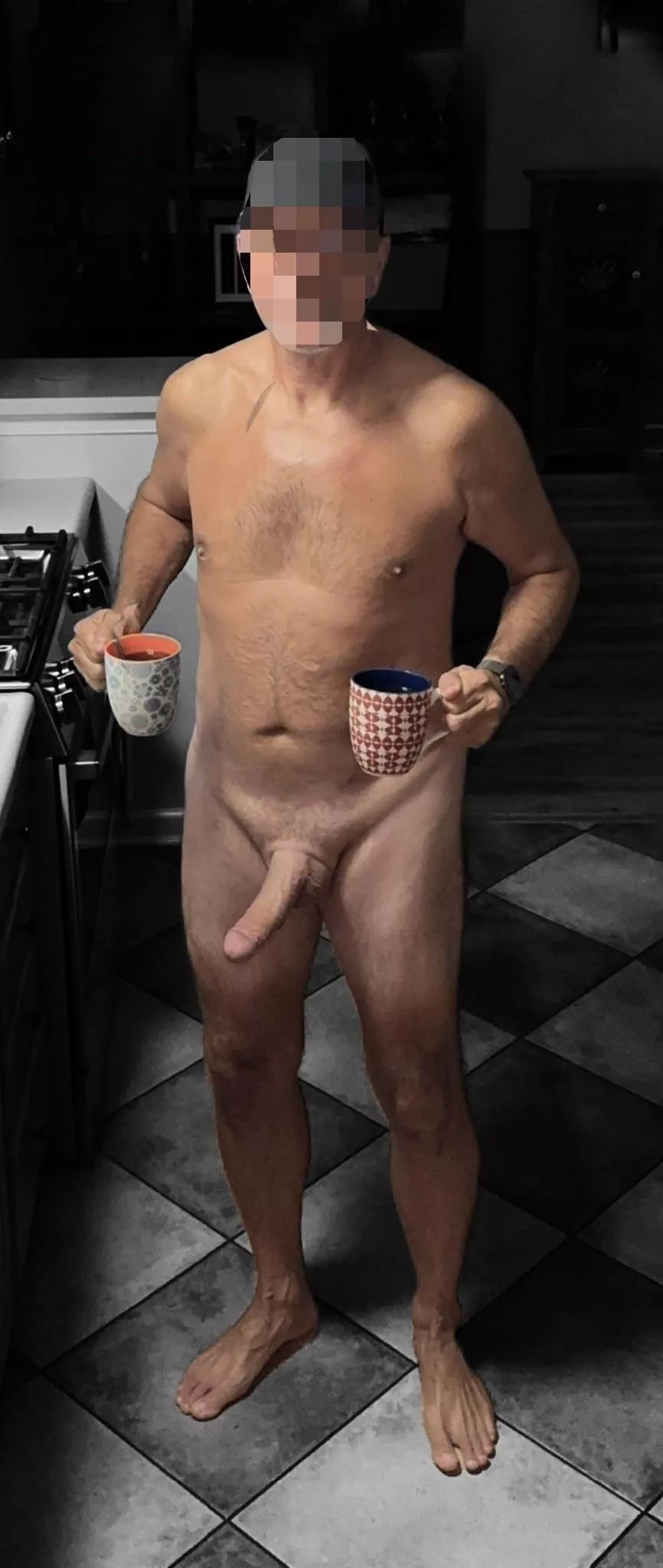 (53)Rise and grind, it's cock and coffee time☕️🥵! Enjoy some?