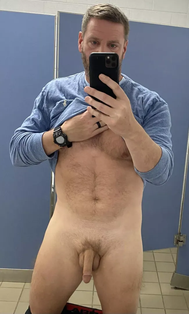 (54), taking a break at work