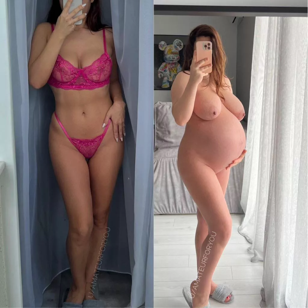 8 weeks vs 40 weeks... which one is more sexy?😈