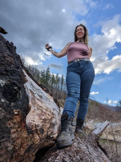 A beautiful day but the wind is a bit nippy.