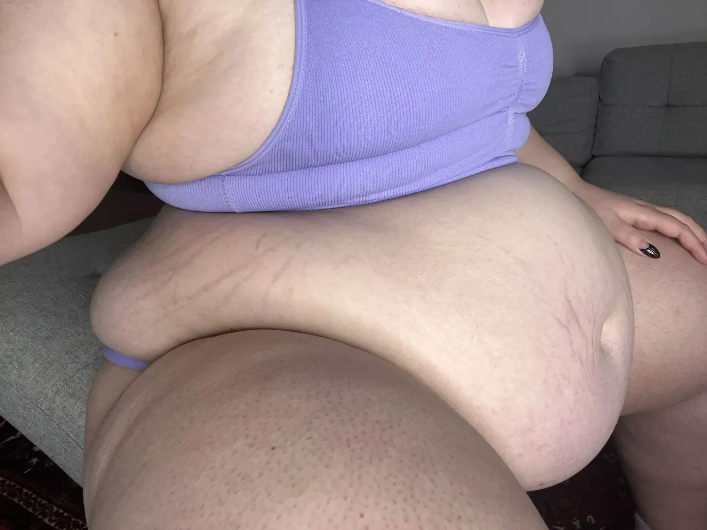 A big piggy with an even bigger belly