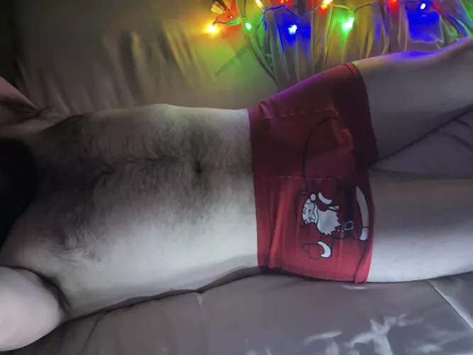 A bit late with the Santa boxers