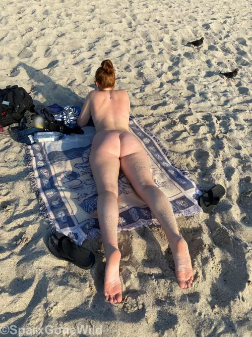 A cheeky day at the beach