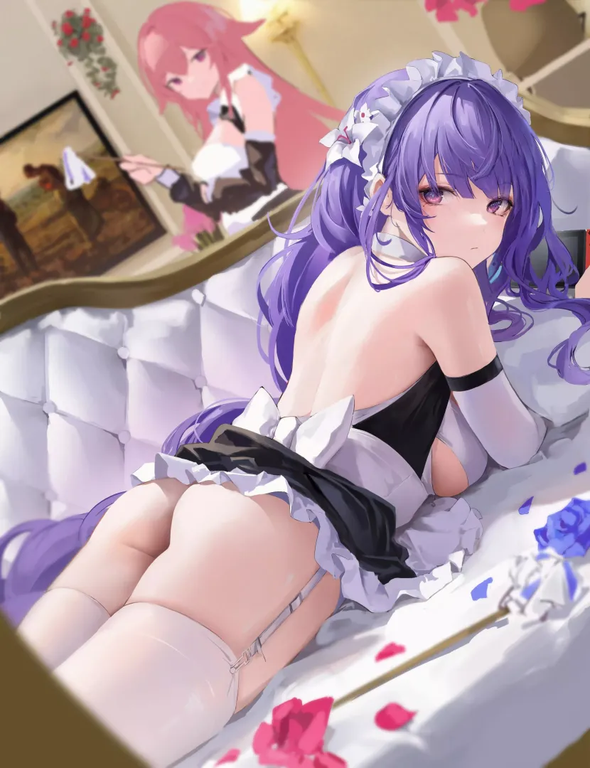 A cheeky maid