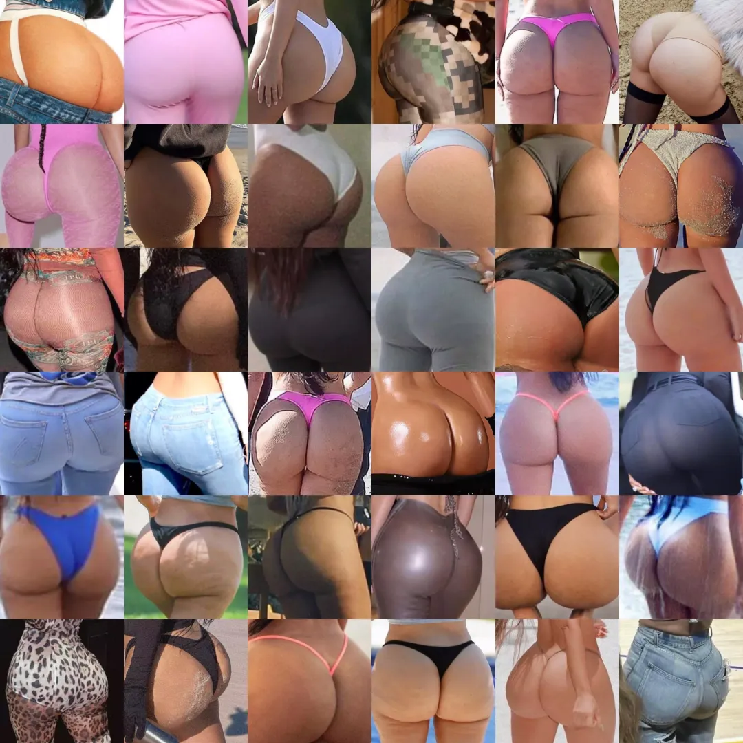 A collection of Kim Kardashian’s ass