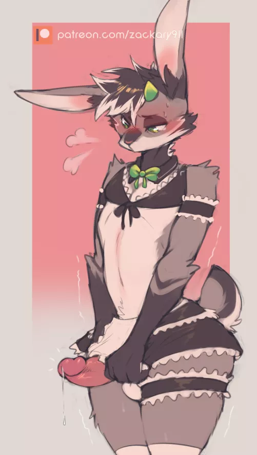 A cute bun leaking~ (Zackary911)