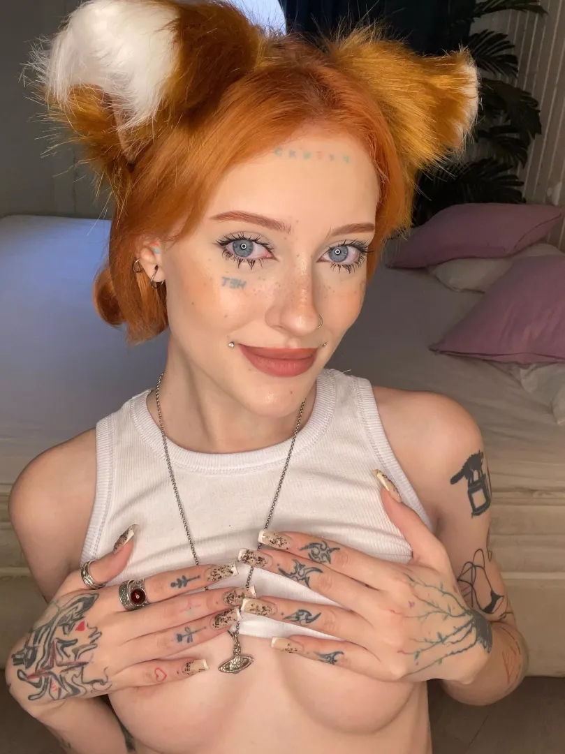 A cute fox like me needs a sterner master. You're gonna be stern with me, aren't you