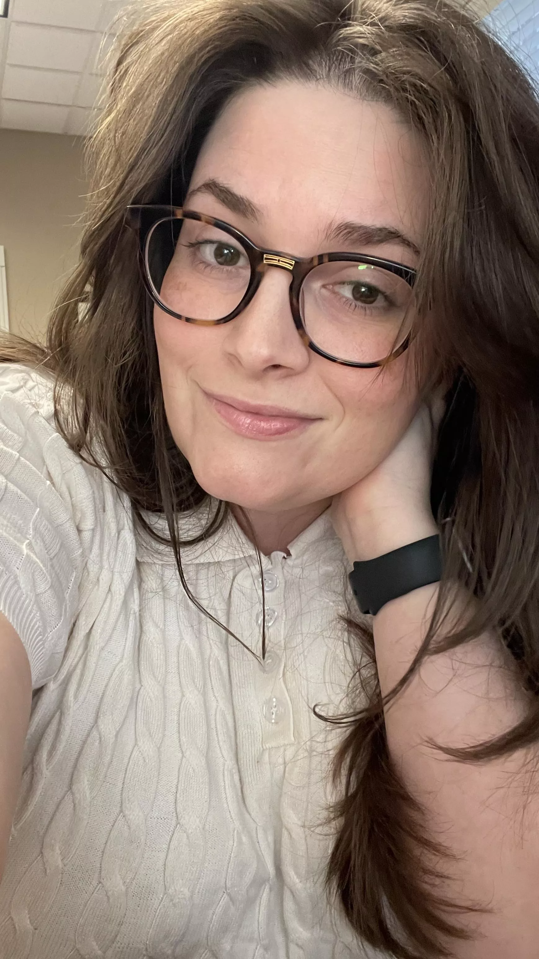 A cute work selfie!