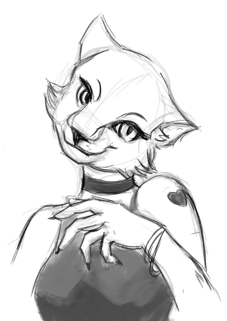A developing feline