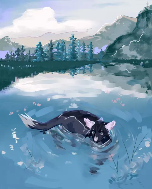 A drawing of my OC I'm still proud of! <3 Tried out new brushes back when I still used Paint Tool Sai