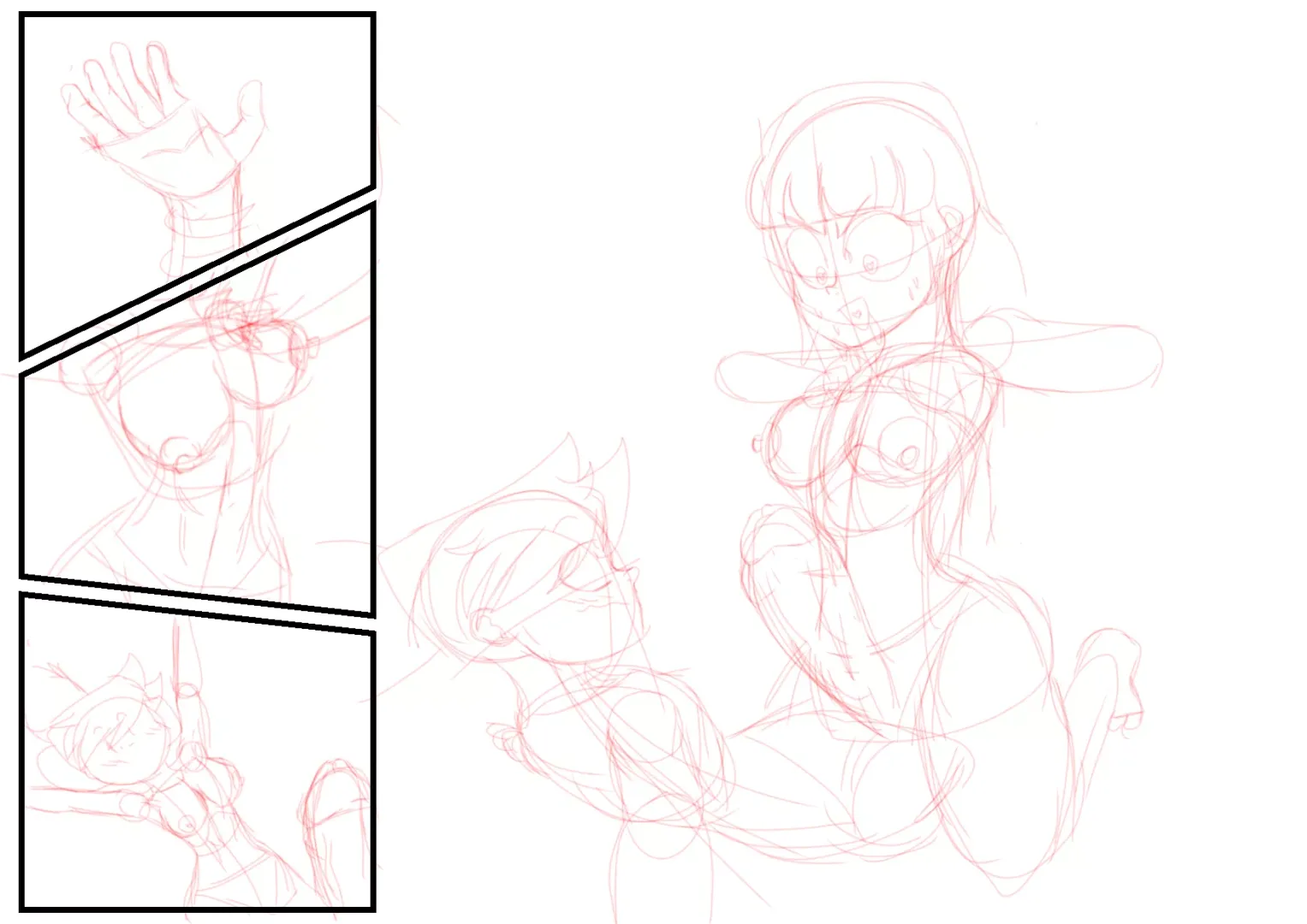 a futanari art for december 1st made by me,still not finished