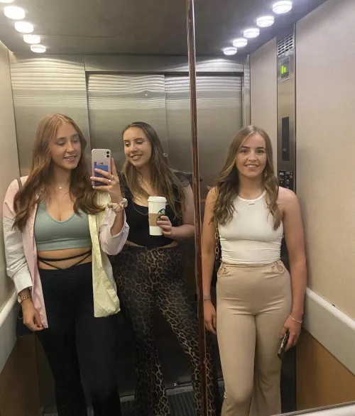 A ginger a brunette and a blonde