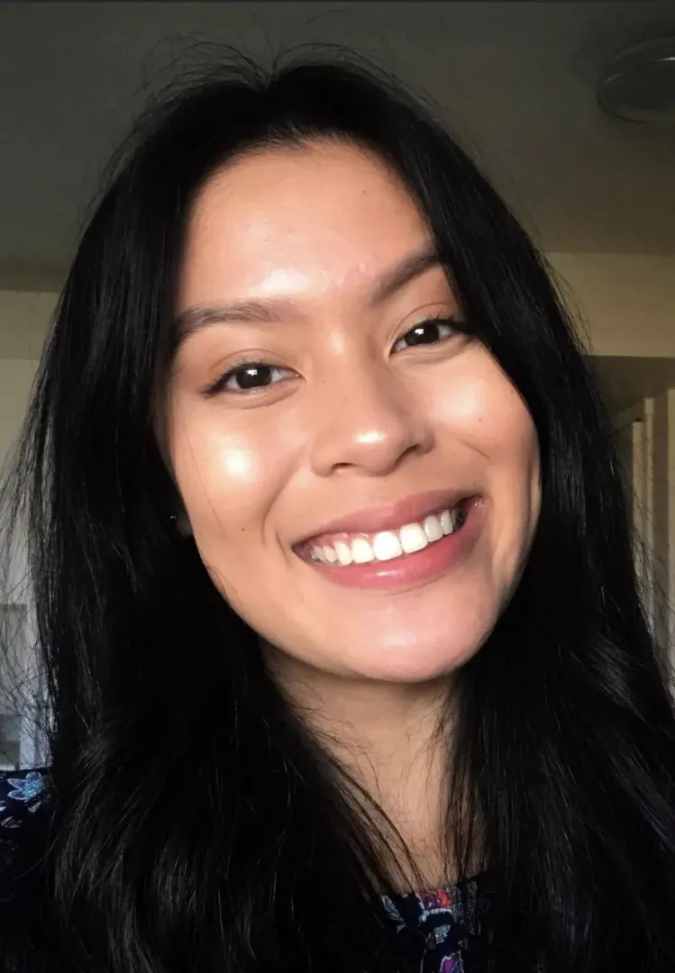 a glowing smile